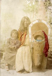 コロラド州南部のユート族インディアン、1895年